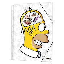 SIMPSONS CARPETA 3.SOLAPAS ELASTICO