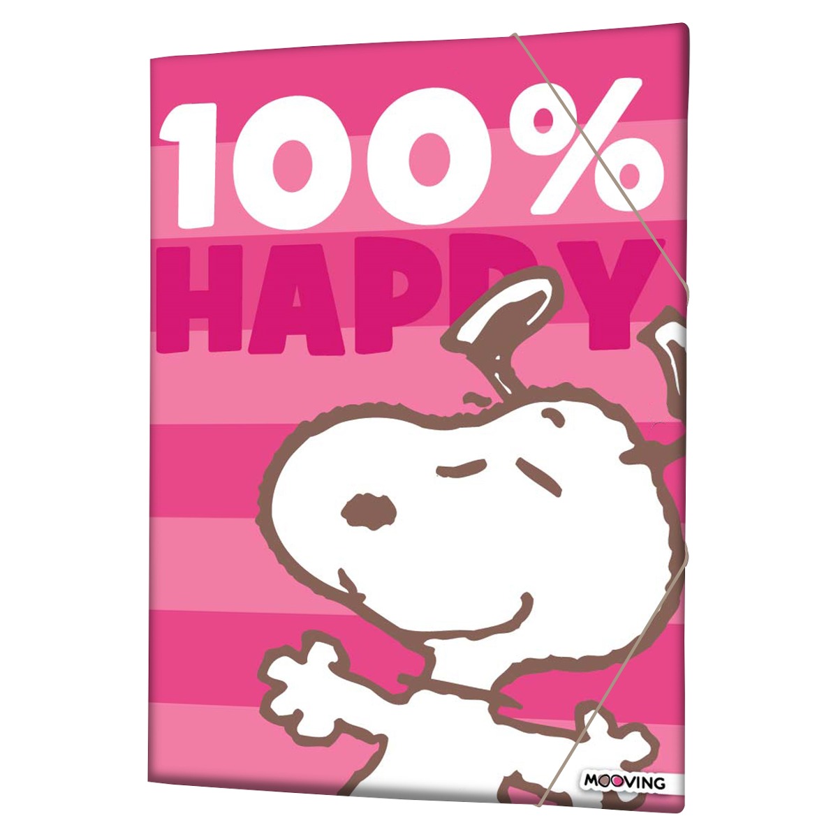 SNOOPY CARPETA.3.SOLAPA ELASTICO