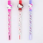 HELLO KITTY BOLIGRAFO ROLLER BORRABLE