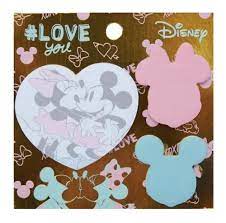 DISNEY MICKEY-MINNIE SHAPED STICKY NOTES