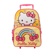 HELLO KITTY MOCHILA CARRO 16