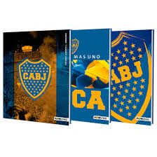 BOCA JUNIOR CUADERNO.T.DURA COSIDO 16x21 48H.=