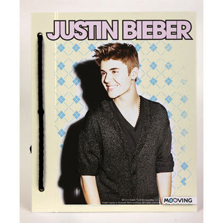 JUSTIN BIEBER CARPETA N.3 C/CORDON