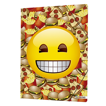 EMOJI CARPETA 3 SOLAPAS ELASTICO OFICIO