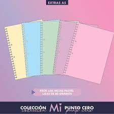 MI PUNTO-0 - REP.A5.REMOV.PASTEL LISO x 40 hojas