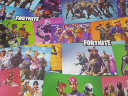 FORTNITE PAPEL ILUSTRACION 50 x 70